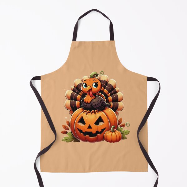Item preview, happy thanksgiving pumpkin turkey designed and sold by GogoGrove.