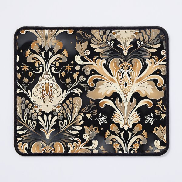 Item preview, Elegant Beige and Black Venetian Pattern designed and sold by HausKatz.
