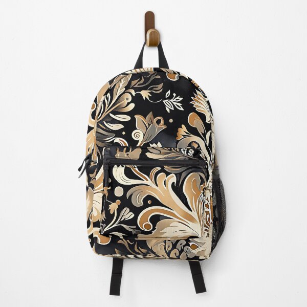 Item preview, Elegant Beige and Black Venetian Pattern designed and sold by HausKatz.