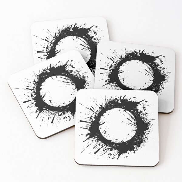 Item preview, Brush Stroke Paint Artwork Circle Splatter Hand Drawn designed and sold by inkoutninja.
