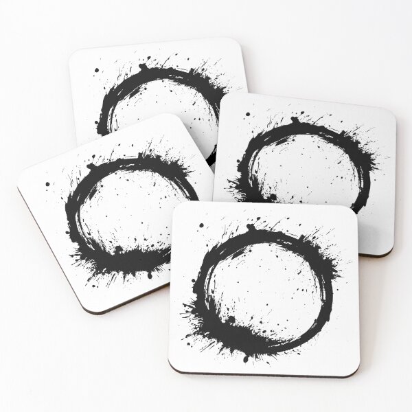 Item preview, Brush Stroke Paint Artwork Circle Splatter Hand Drawn designed and sold by inkoutninja.