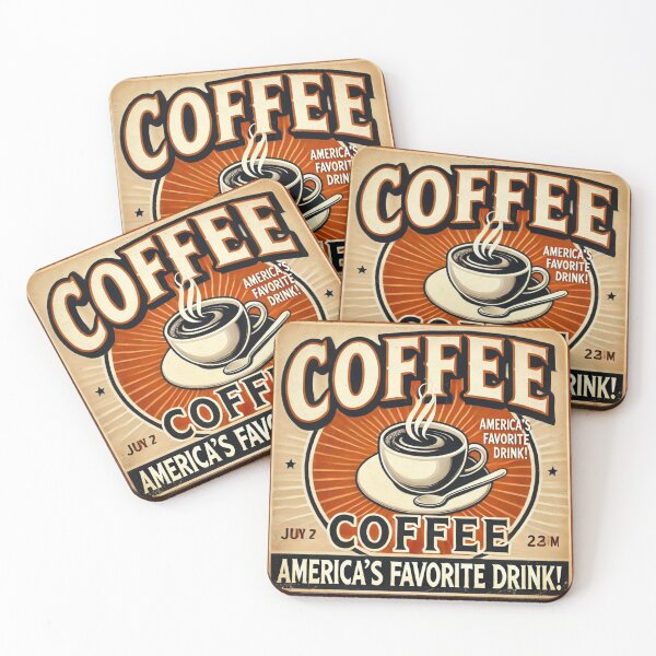 Item preview, Vintage Coffee Sign - America's Favorite Drink designed and sold by han61578.