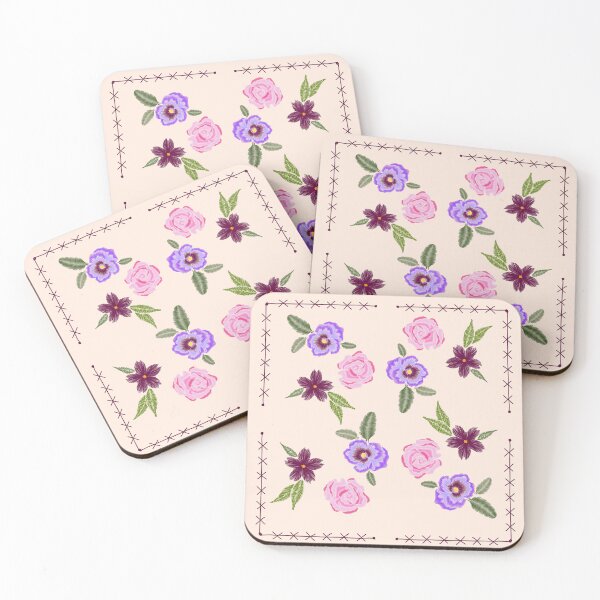 Item preview, Embroidered Floral  designed and sold by ConfettiSociety.
