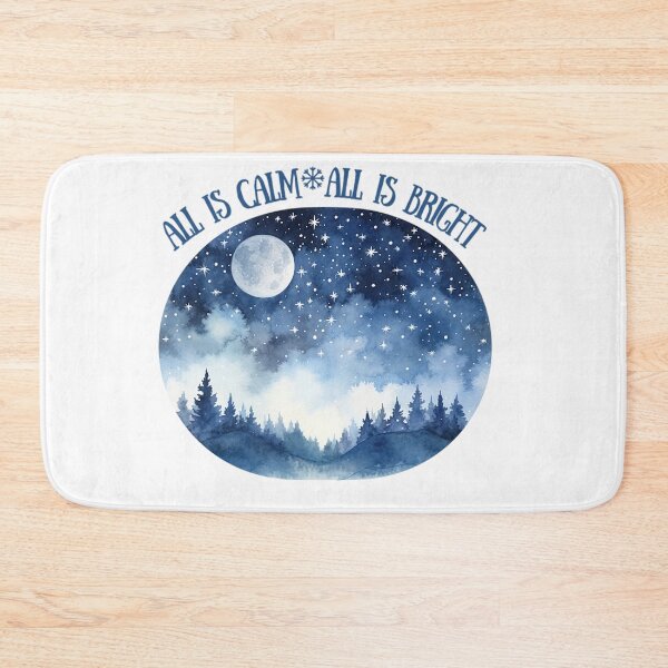 Item preview, All is Calm, All is Bright. Celebrating the Christmas and the Winter Solstice. designed and sold by SSustainable.