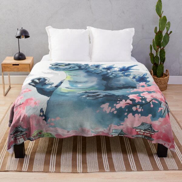 Item preview, Godzilla with Cherry Blossoms designed and sold by BombShop36.