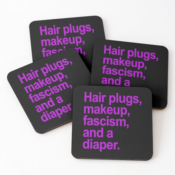 Artikelvorschau, trump defined - Hair plugs, makeup, fascism, and a diaper (violet) entworfen und verkauft von Thelittlelord.