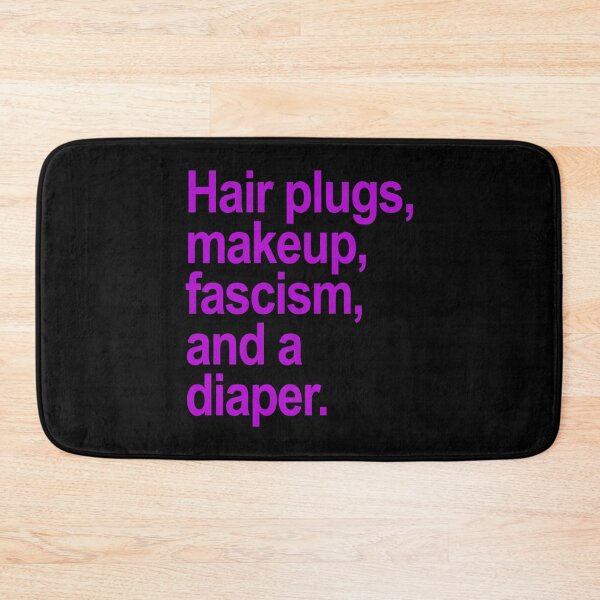 Item preview, trump defined - Hair plugs, makeup, fascism, and a diaper (violet) designed and sold by Thelittlelord.