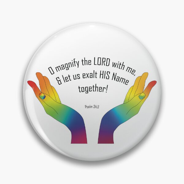 Item preview, Psalm 34:3 designed and sold by CreationzByPixi.