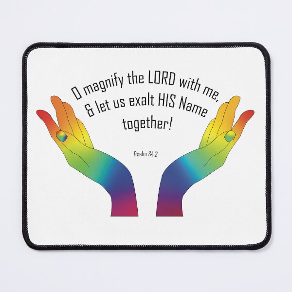 Item preview, Psalm 34:3 designed and sold by CreationzByPixi.