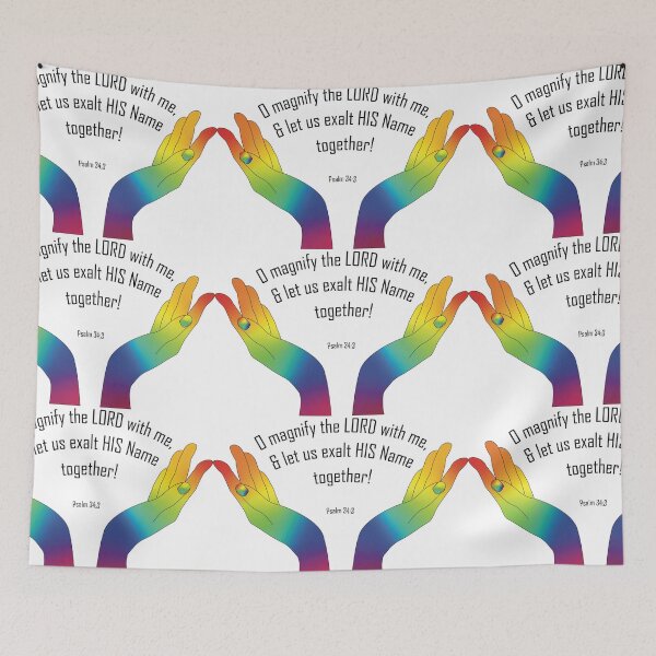 Item preview, Psalm 34:3 designed and sold by CreationzByPixi.