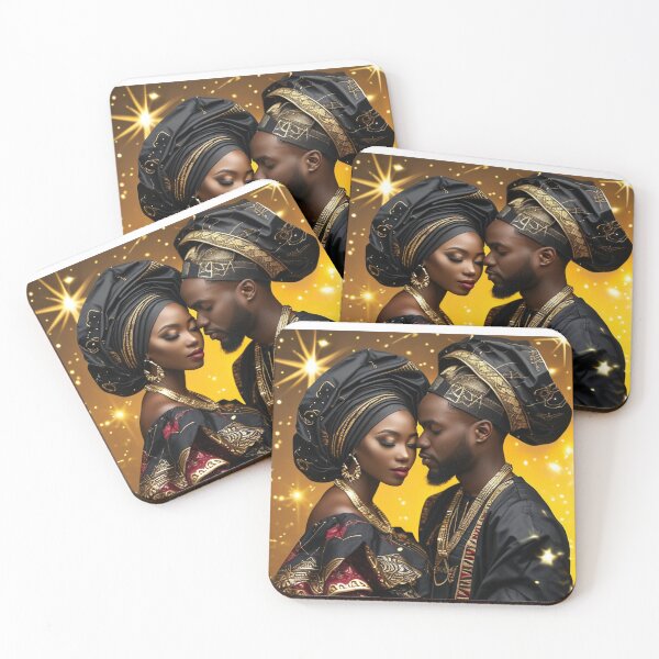 Item preview, Romantic African Couple designed and sold by Infinitegoods1.