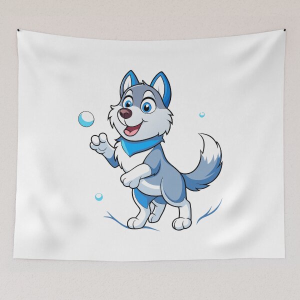 Item preview, Snowball Showdown: Siberian Husky Delight designed and sold by iwcus.