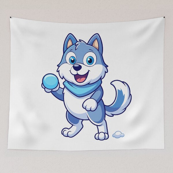Item preview, Snowball Showdown: Siberian Husky Delight designed and sold by iwcus.