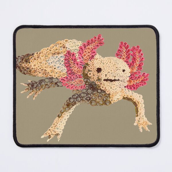 Item preview, Quilled Axolotl designed and sold by GraphicCompass.