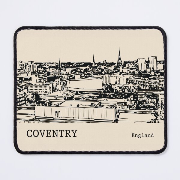 Artikelvorschau, Coventry, England - 27. April 2018 entworfen und verkauft von Lakeric Cityscapes.