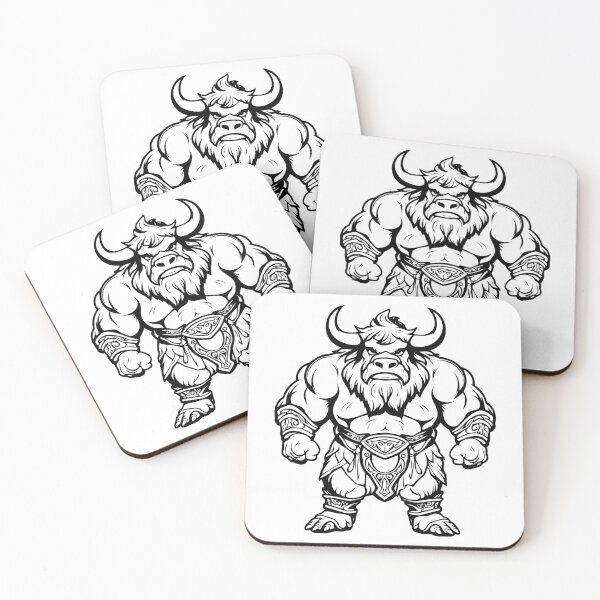 Item preview, Bull Buffalo Bison Carabao Ranch Cool Farm Animal Cattle designed and sold by inkoutninja.