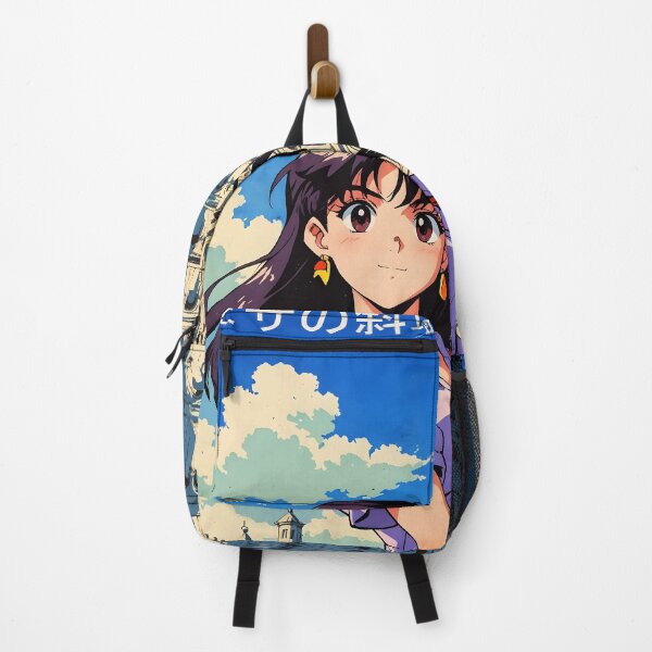 Item preview, Tower of Pisa Italy Retro Anime Girl 80s Vintage Travel designed and sold by Retro-Anime9.