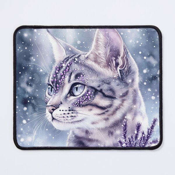 Item preview, Arctic Silver Bengal Cat designed and sold by Nocturne Paws.