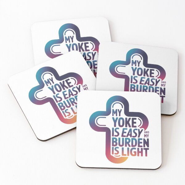 Item preview, My Yoke is Easy and My Burden is Light, Cross Art  designed and sold by Faithloveshop.