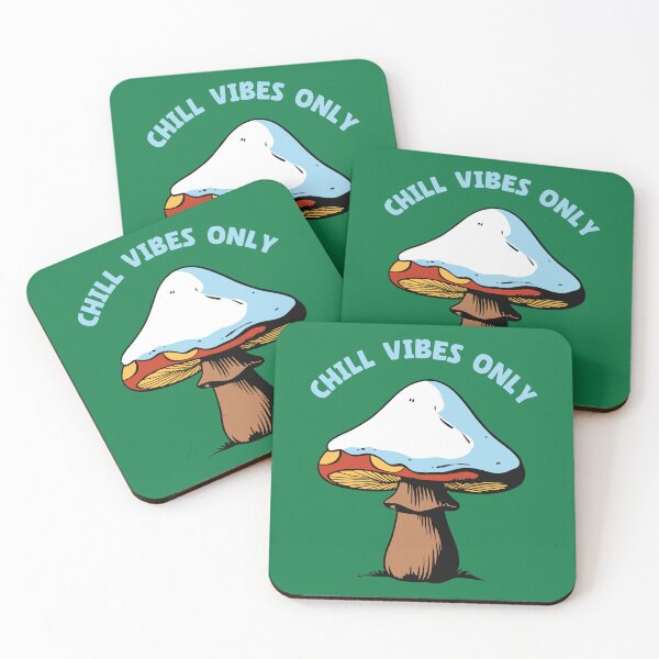 Item preview, Chill Vibes Only Winter Mushrooms designed and sold by FlashCraft Design.