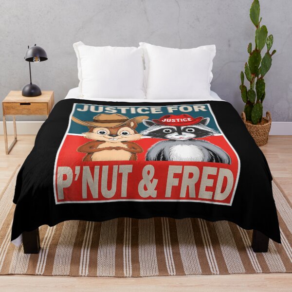Item preview, Justice for The Squirrel Peanut and The Raccoon Fred designed and sold by Shop-Cardinalch.