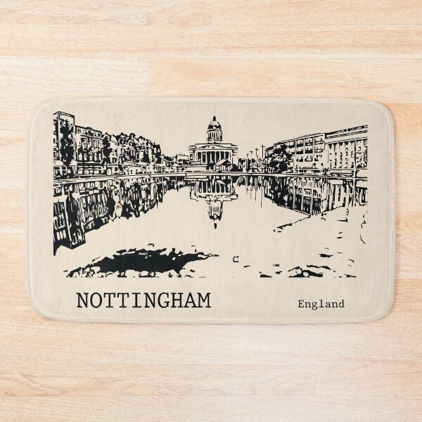 Item preview, Nottingham England designed and sold by Lakeric Cityscapes.