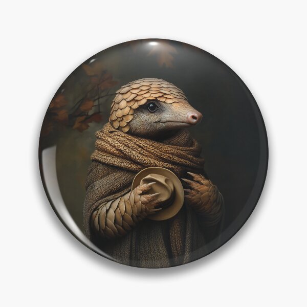 Item preview, Portrait of Cheswick Scalington (Round) designed and sold by weariedfae.