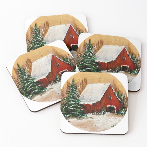 Item preview, Barn in the Snow designed and sold by MSWaterworks.