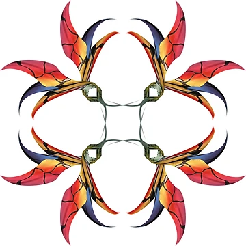 Artwork thumbnail, Red pattern by Meo Design
