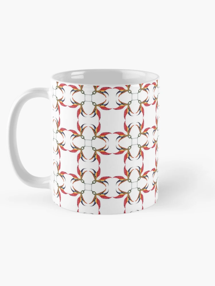 Thumbnail 5 of 6, Coffee Mug, Red pattern designed and sold by Meo Design.