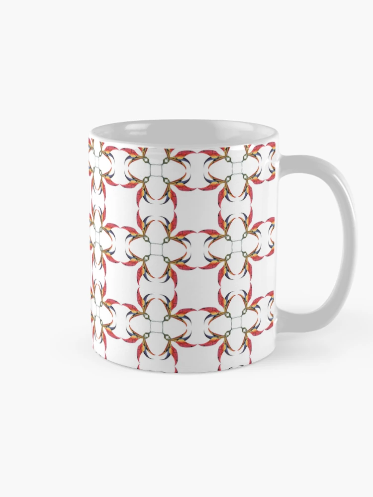 Thumbnail 3 of 6, Coffee Mug, Red pattern designed and sold by Meo Design.