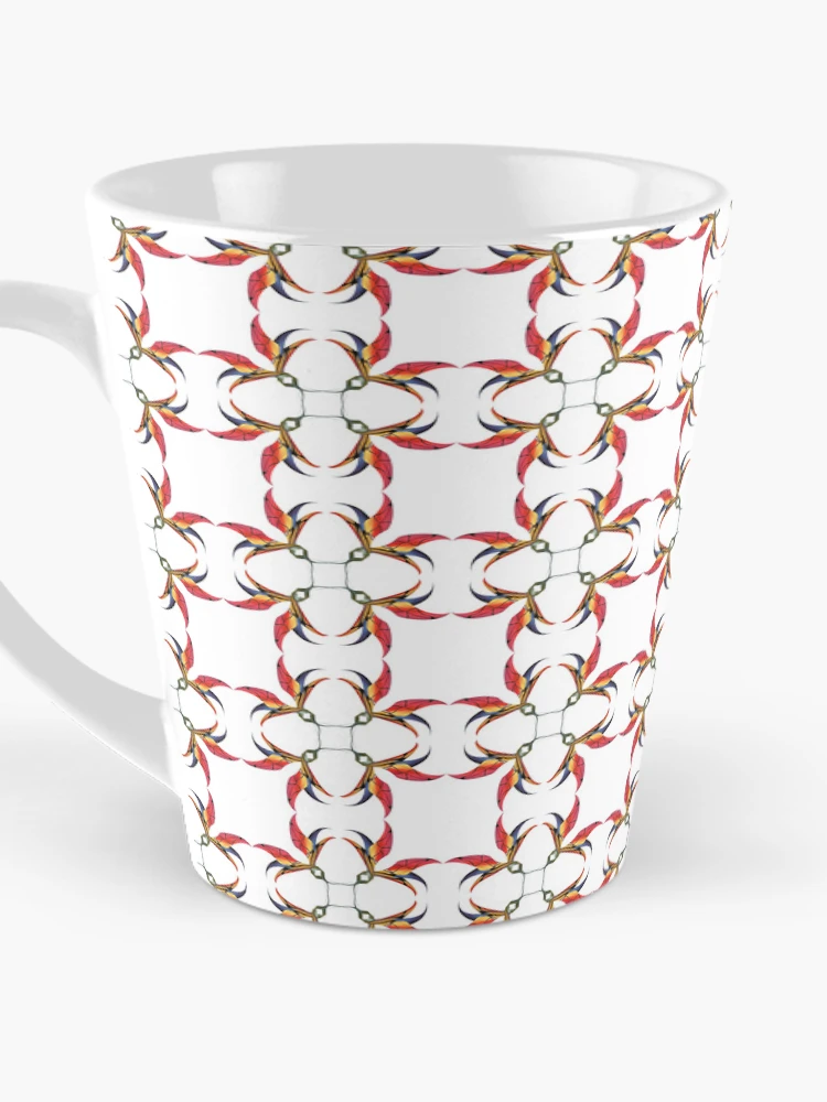 Thumbnail 3 of 4, Coffee Mug, Red pattern designed and sold by Meo Design.
