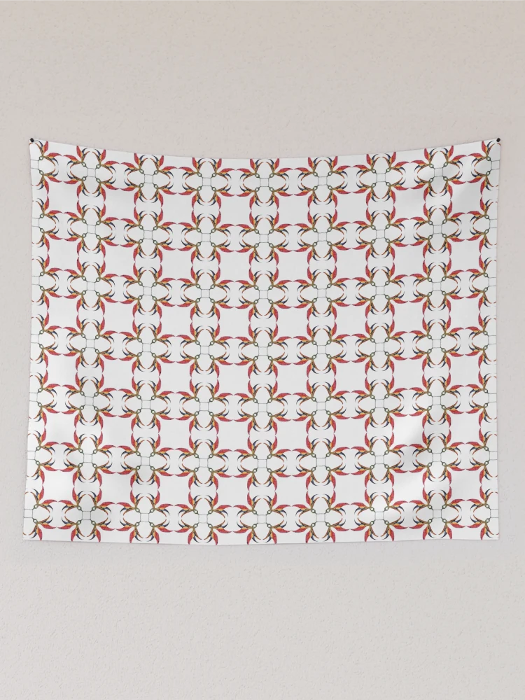 Thumbnail 2 of 3, Tapestry, Red pattern designed and sold by Meo Design.
