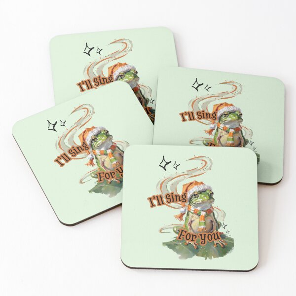 Item preview, I'll Sing For You At Christmas Says The Frog designed and sold by Ciervo Primavera.