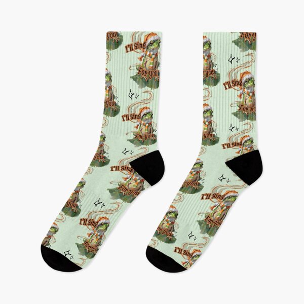 Item preview, I'll Sing For You At Christmas Says The Frog designed and sold by Ciervo Primavera.