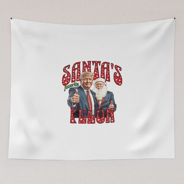 Item preview, Santa's Favorite Felon Trump Christmas designed and sold by byrneberridge.