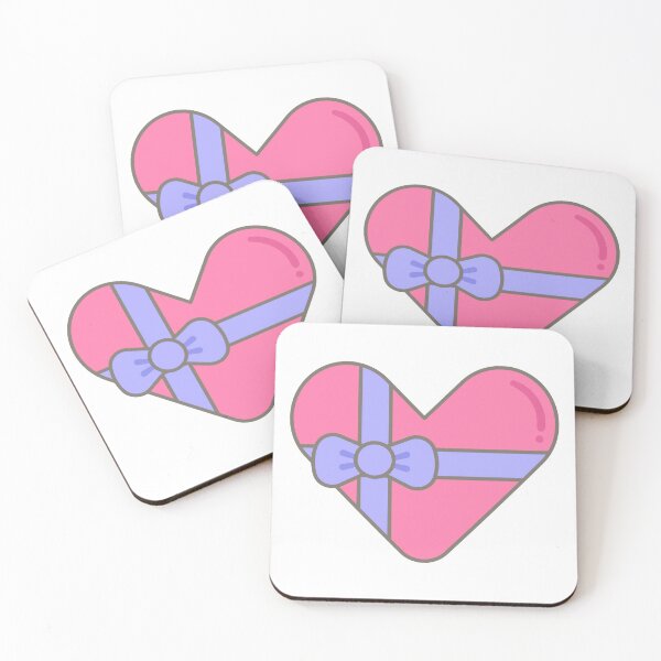 Item preview, Cute Hand Drawn Global Love Day Heart Shape Gift Box designed and sold by nuchz.