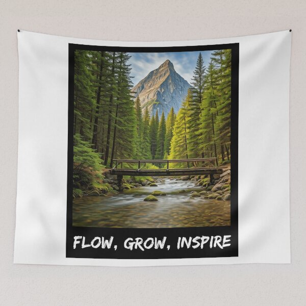 Item preview, Nature’s Path: Embrace the Flow, Nurture the Growth, Ignite the Spirit designed and sold by sachinnaha.