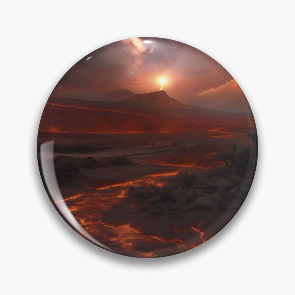Item preview, Eruption Under Cosmic Skies - Molten Realms Collection designed and sold by SpacePrintss.