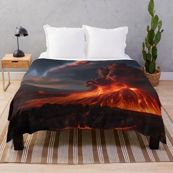 Item preview, Molten River Beneath Fiery Cosmos - Molten Realms Collection designed and sold by SpacePrintss.