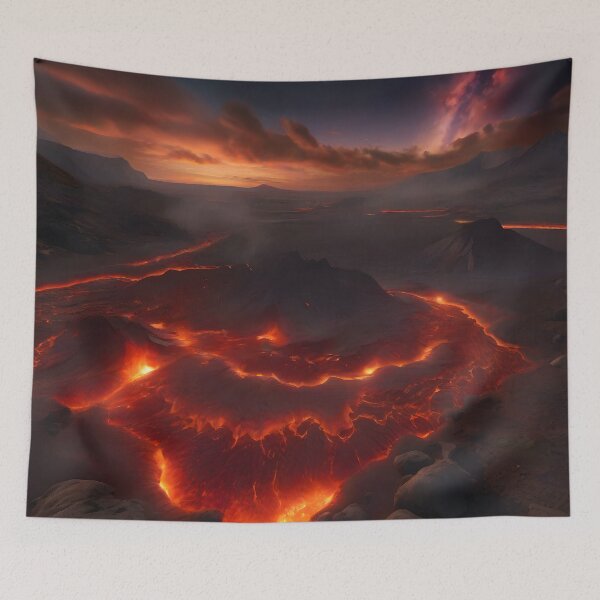 Item preview, Molten Cliffside Horizon - Molten Realms Collection designed and sold by SpacePrintss.