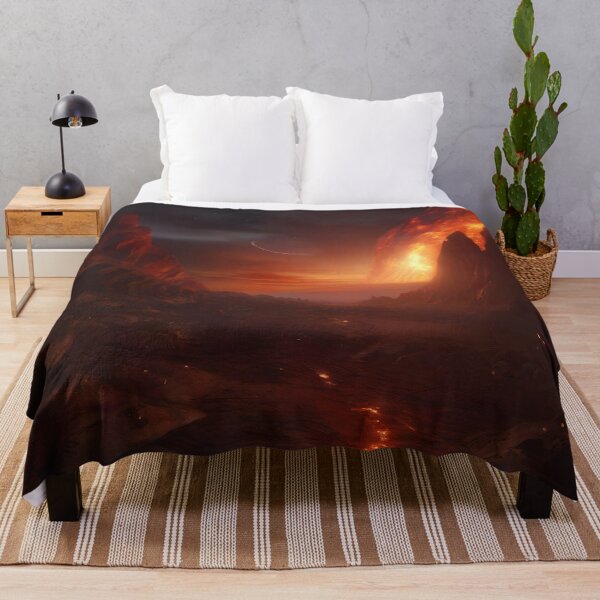 Item preview, Erupción bajo cielos cósmicos - Colección Molten Realms designed and sold by SpacePrintss.