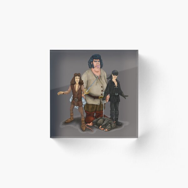 Fezzick,Inigo and Wesley Acrylic Block