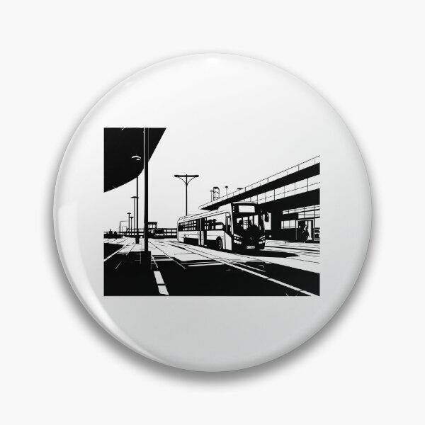 Item preview, Bus Station Terminal Transit Stop Hub Urban Commuter designed and sold by inkoutninja.