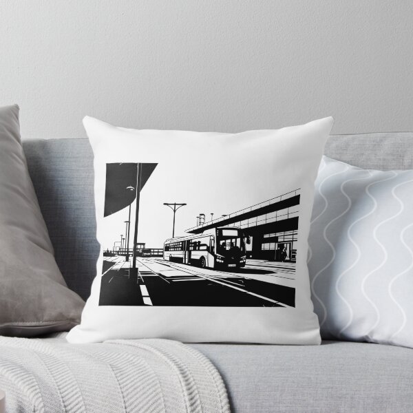 Item preview, Bus Station Terminal Transit Stop Hub Urban Commuter designed and sold by inkoutninja.