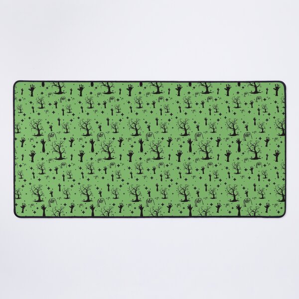Item preview, Zombie Graveyard Black on green designed and sold by Kimber Nova.