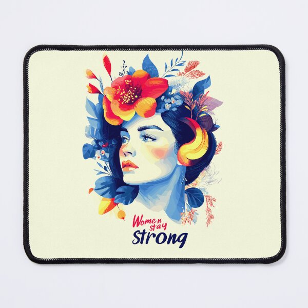 Item preview, Women Stay Strong Feminine graphic design designed and sold by Artbyminga.