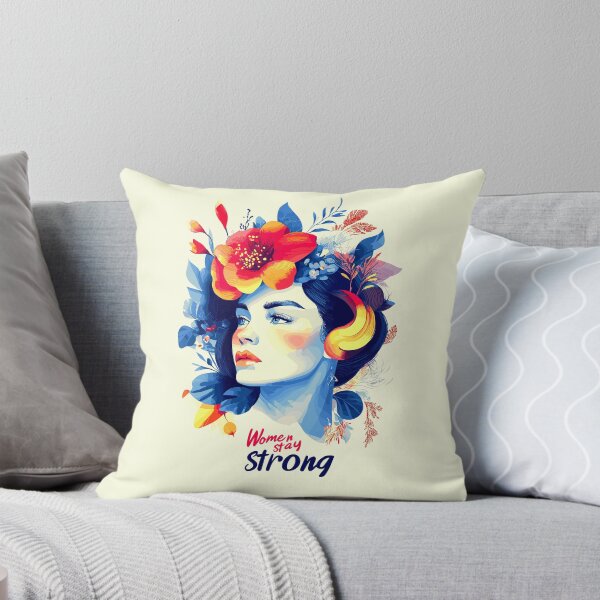Item preview, Women Stay Strong Feminine graphic design designed and sold by Artbyminga.