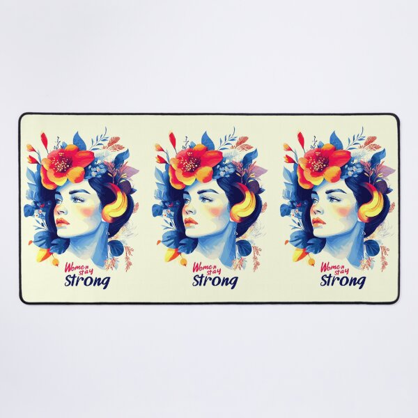 Item preview, Women Stay Strong Feminine graphic design designed and sold by Artbyminga.