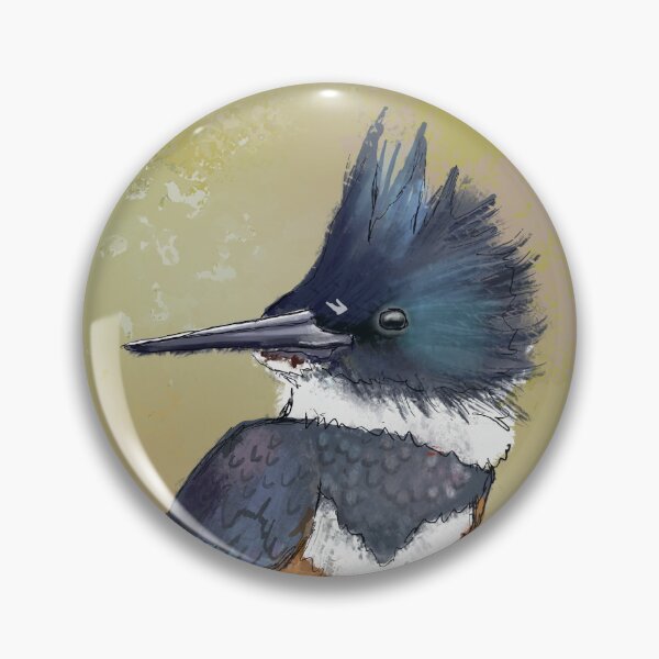 Item preview, Belted Kingfisher designed and sold by Kim Rausch.